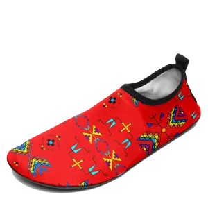 Rainy Chief Rainbow Red Sockamoccs