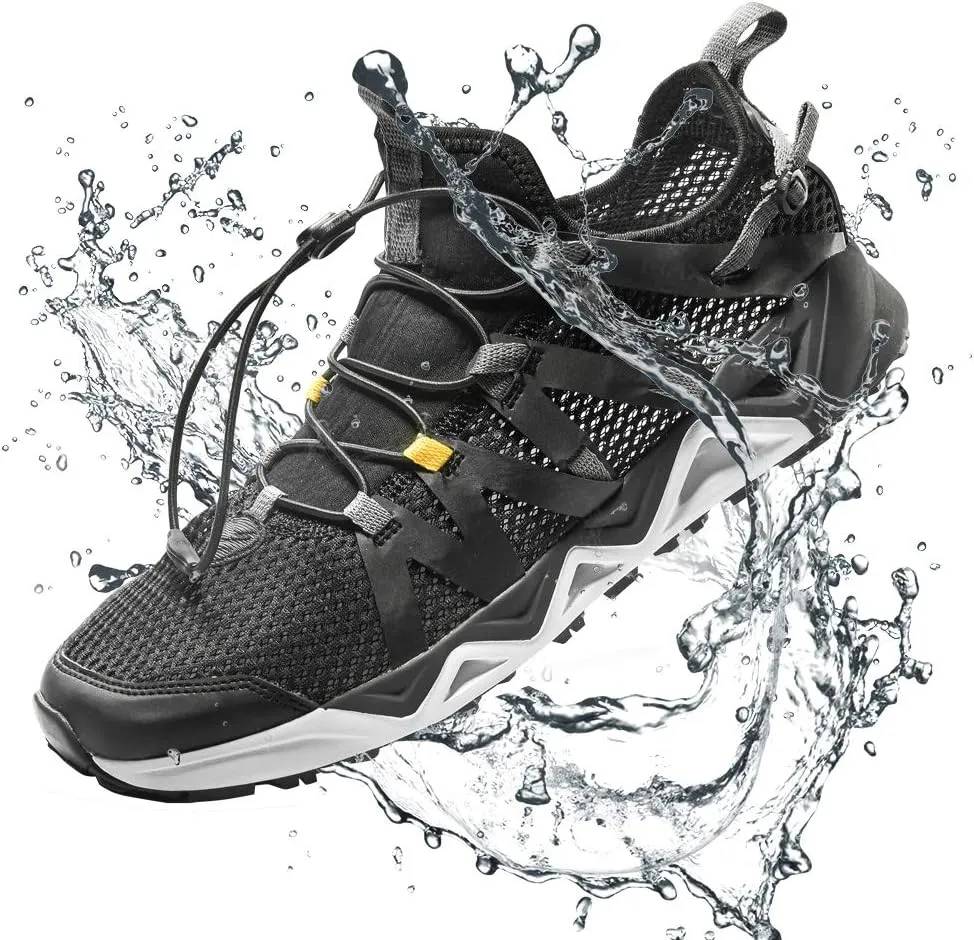 RAX Men's Quick Drying Slip-Resistent Aqua Water Hiking Shoes