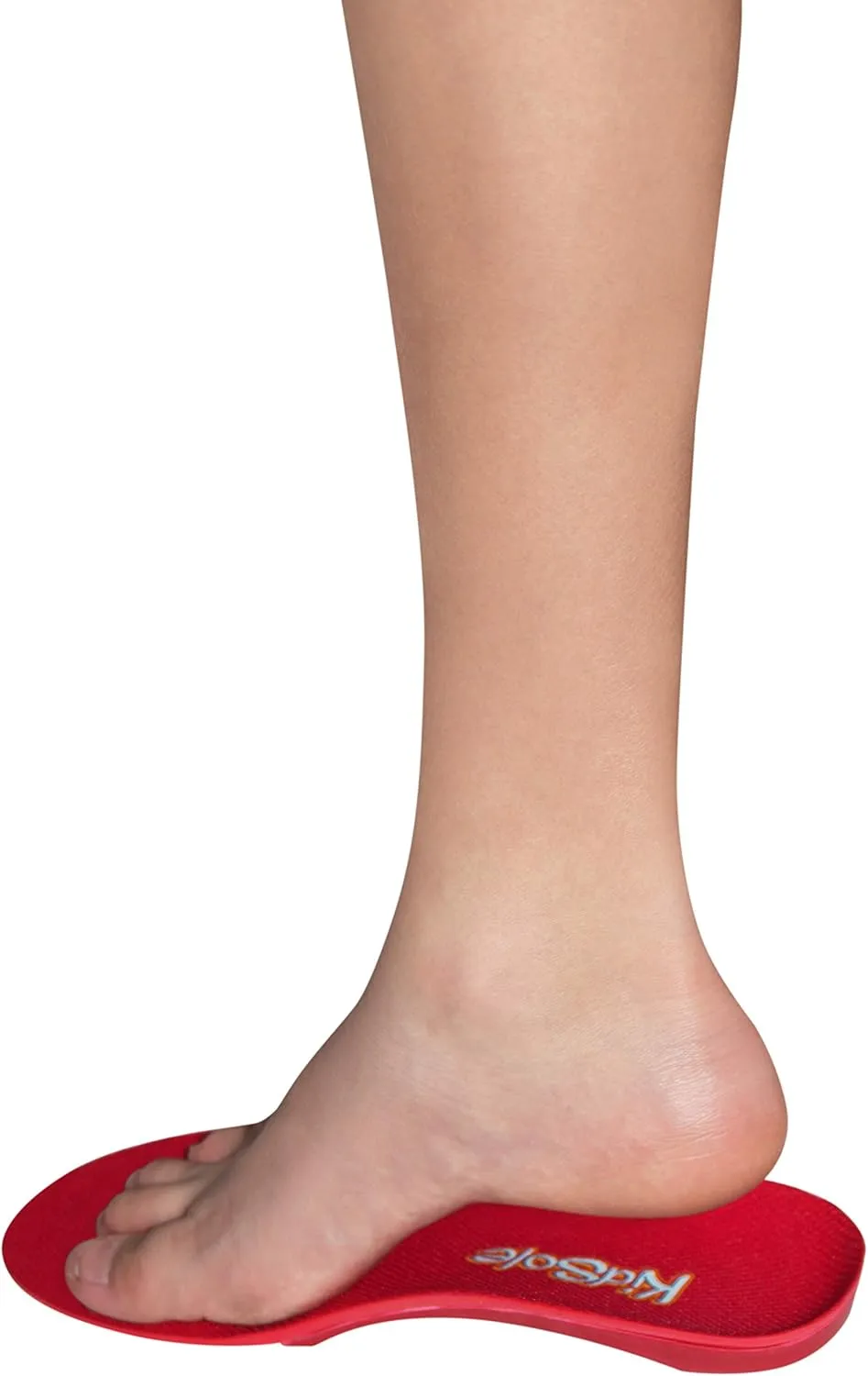 Red Orthotic Sports Insole by KidSole - Lightweight Soft & Sturdy Orthotic Technology for Active Children with Flat Feet and Other Arch Support Problems (US Kids Sizes 2-3.5 (22 CM))