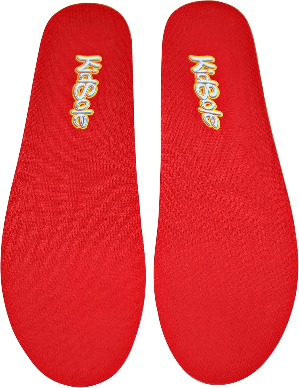 Red Orthotic Sports Insole by KidSole - Lightweight Soft & Sturdy Orthotic Technology for Active Children with Flat Feet and Other Arch Support Problems (US Kids Sizes 2-3.5 (22 CM))