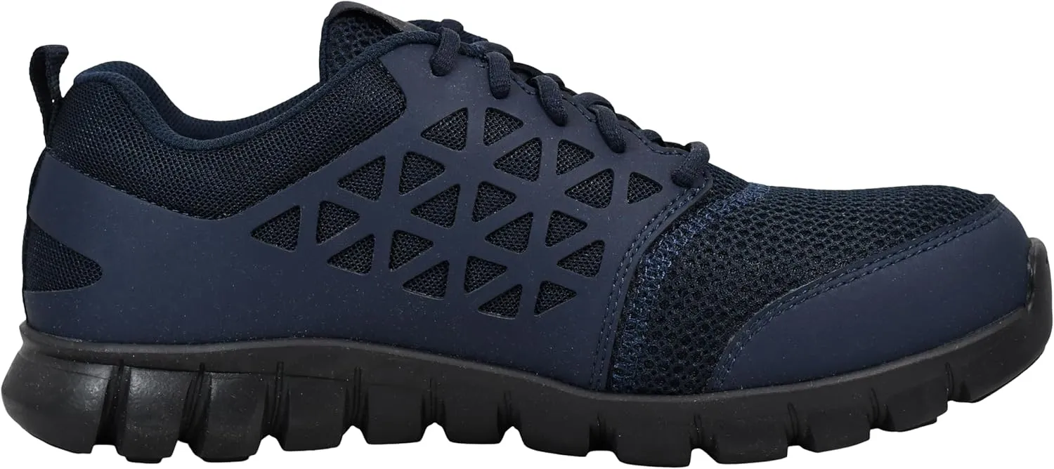 Reebok Men's Rb4041 Sublite Cushion Safety Toe Athletic Work Shoe Black