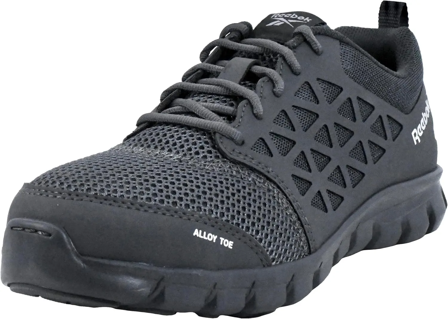 Reebok Men's Rb4041 Sublite Cushion Safety Toe Athletic Work Shoe Black