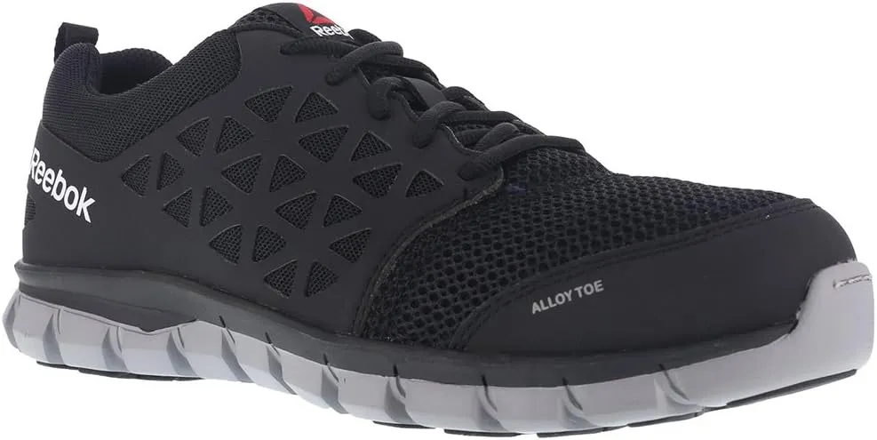 Reebok Men's Rb4041 Sublite Cushion Safety Toe Athletic Work Shoe Black