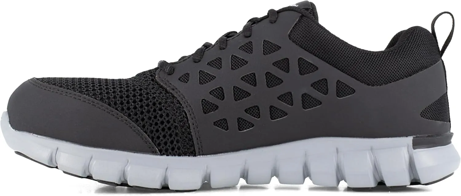 Reebok Men's Rb4041 Sublite Cushion Safety Toe Athletic Work Shoe Black
