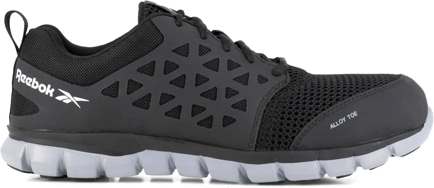 Reebok Men's Rb4041 Sublite Cushion Safety Toe Athletic Work Shoe Black
