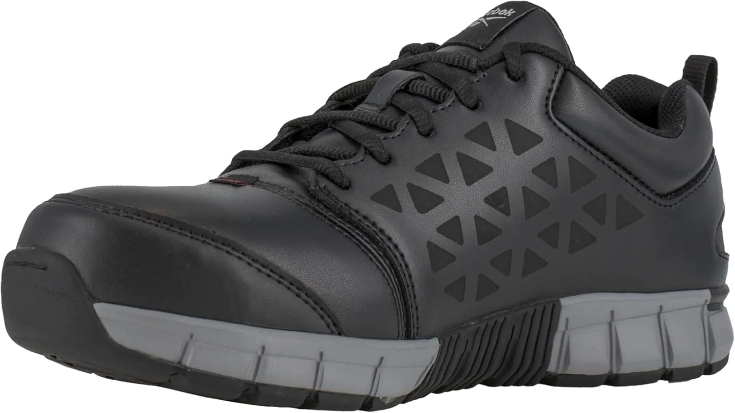 Reebok Men's Rb4049 Sublite Cushion Safety Athletic Work Alloy Toe Shoe Black