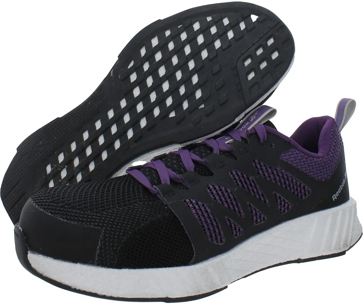 Reebok Women's Rb315 Fusion Flexweave Safety Toe Athletic Work Shoe Black