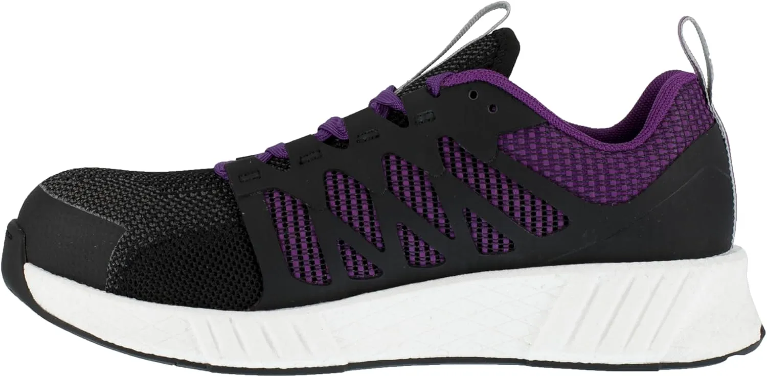 Reebok Women's Rb315 Fusion Flexweave Safety Toe Athletic Work Shoe Black