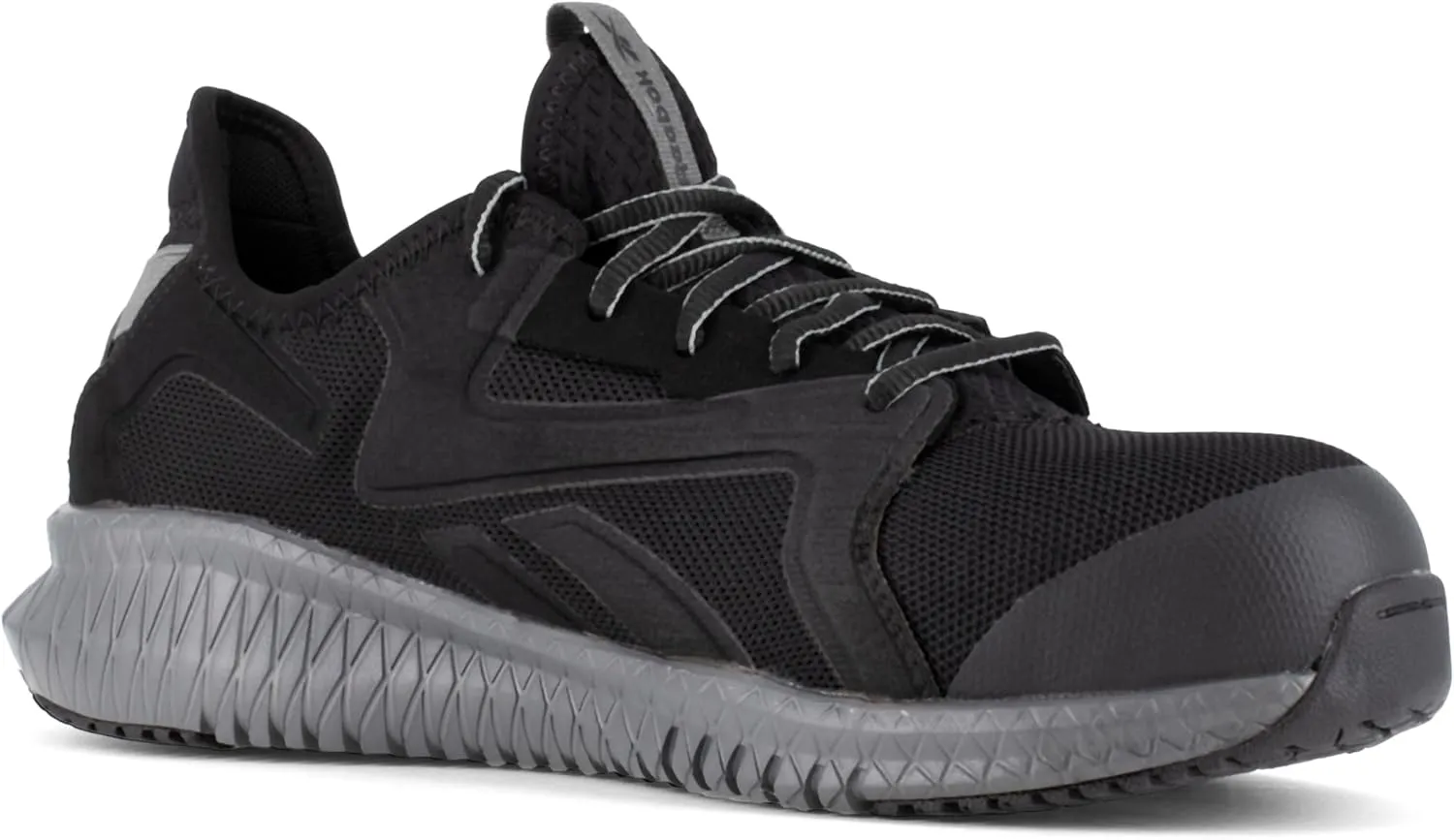 Reebok Work Men's RB4064 Flexagon 3.0 Safety Athletic Work Composite Toe Shoe Black and Grey, 5.5