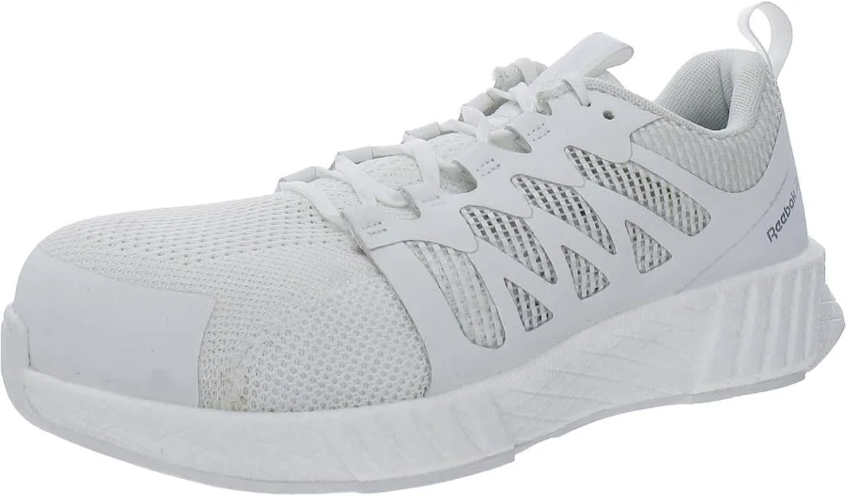 Reebok Work Men's RB5405 Fusion Flexweave Work Construction Shoe White Safety, 11.5