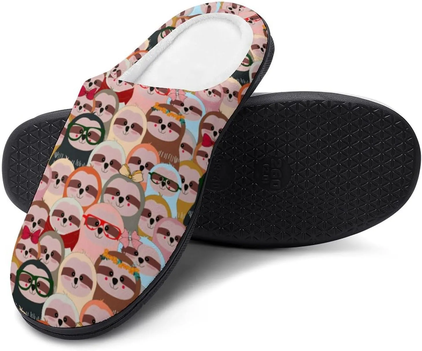 Retro Halloween Pumpkin House Clog Slippers For Womens Memory Foam Slipper Ladies Bedroom Slip-On Shoes Indoor Outdoor