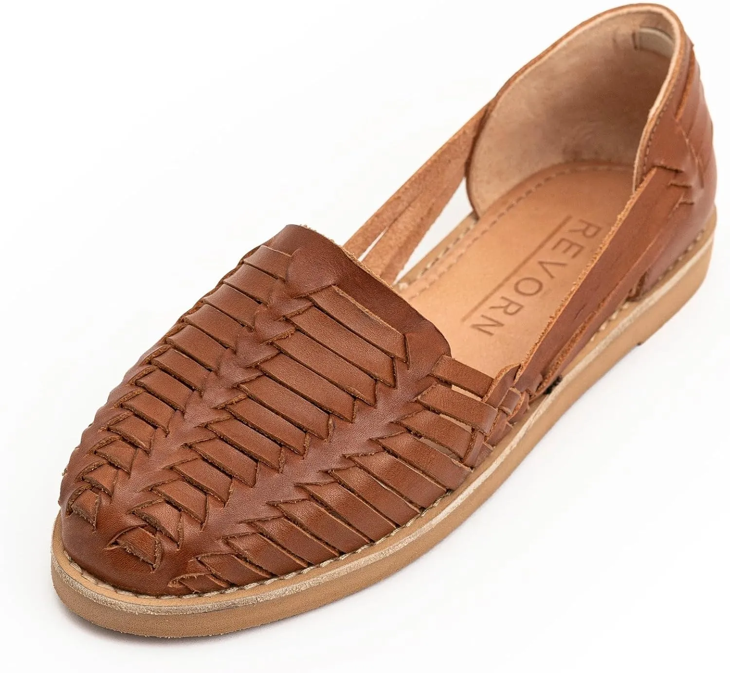REVORN - SAINT Designer Huarache | Handcrafted Women Sandal | 100% Genuine Leather | Ultra Comfortable Insole | Flexible Sole | Sophisticated Design