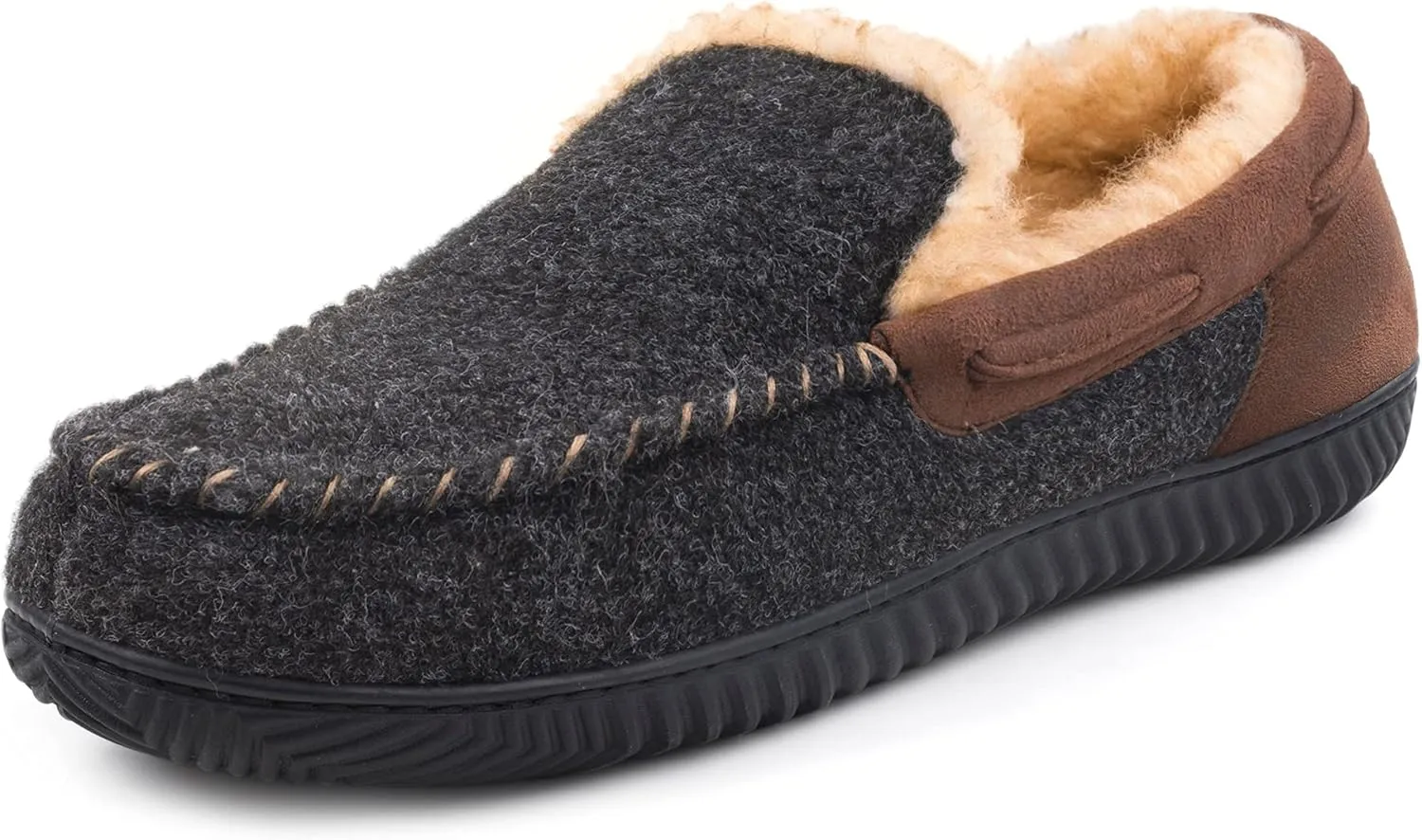 RockDove Men's Hearthfire Memory Foam Moc Slipper