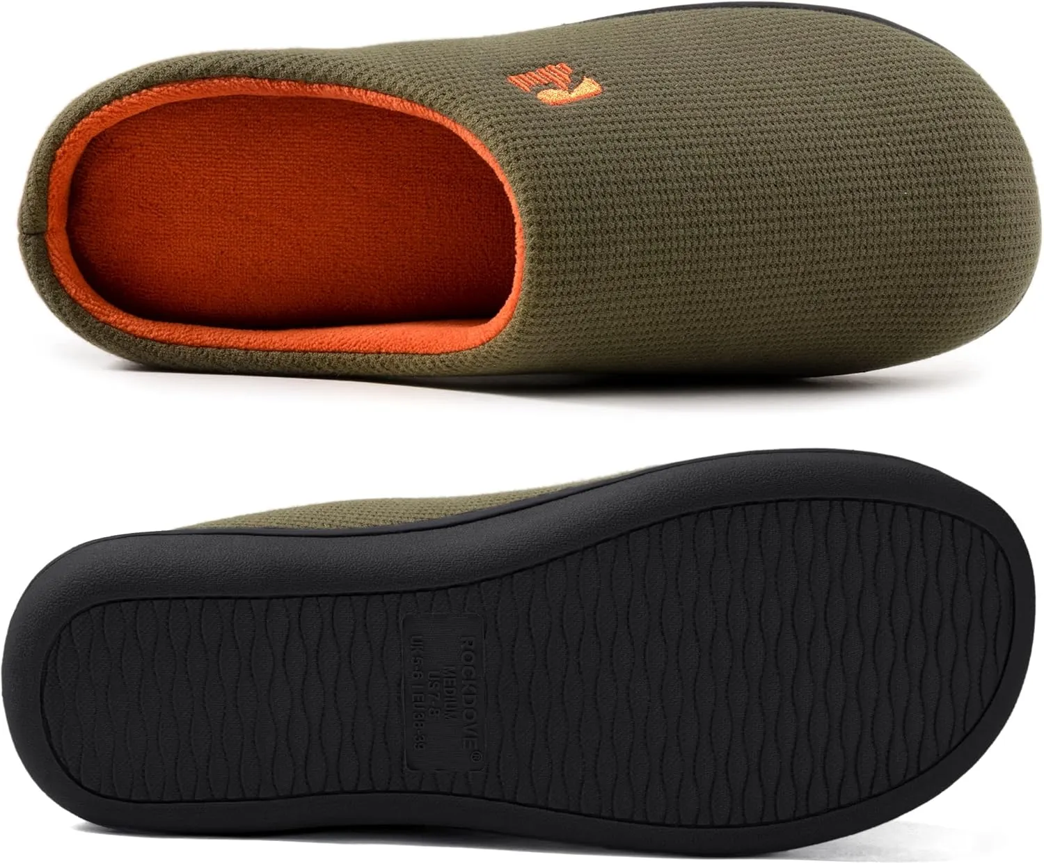 RockDove Men's Original Two-Tone Memory Foam Slipper