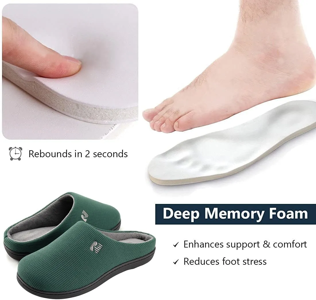RockDove Men's Original Two-Tone Memory Foam Slipper
