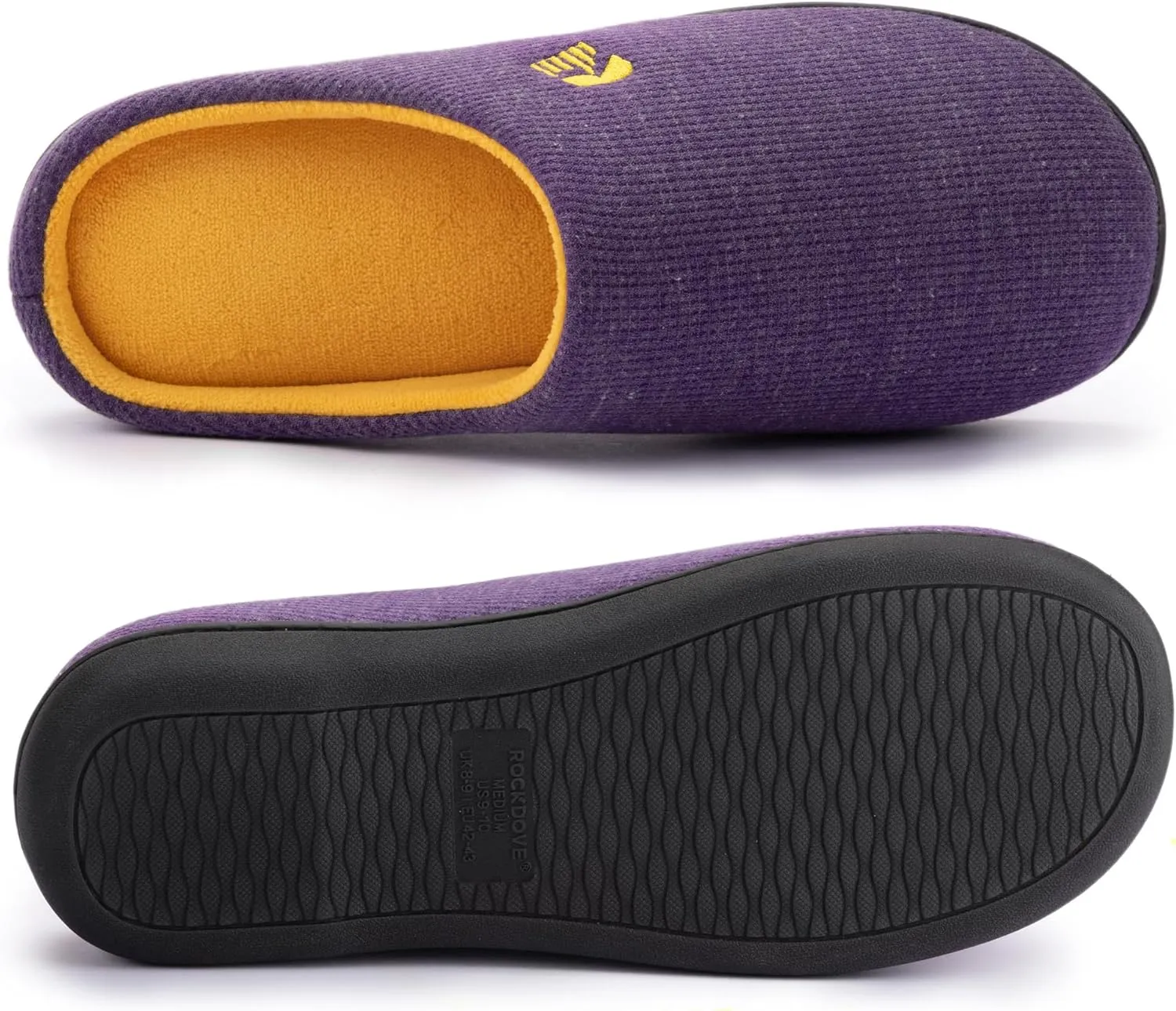 RockDove Men's Original Two-Tone Memory Foam Slipper