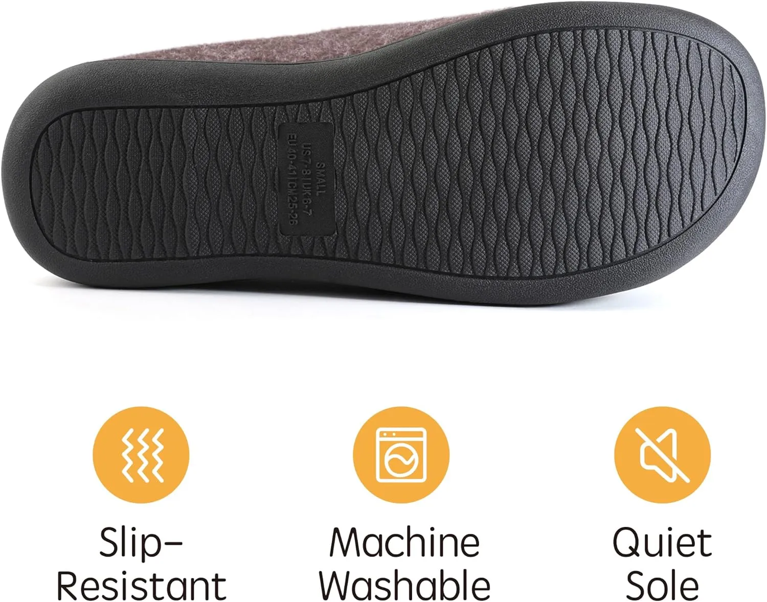 RockDove Men's Sherpa Lined Memory Foam Clog Slipper