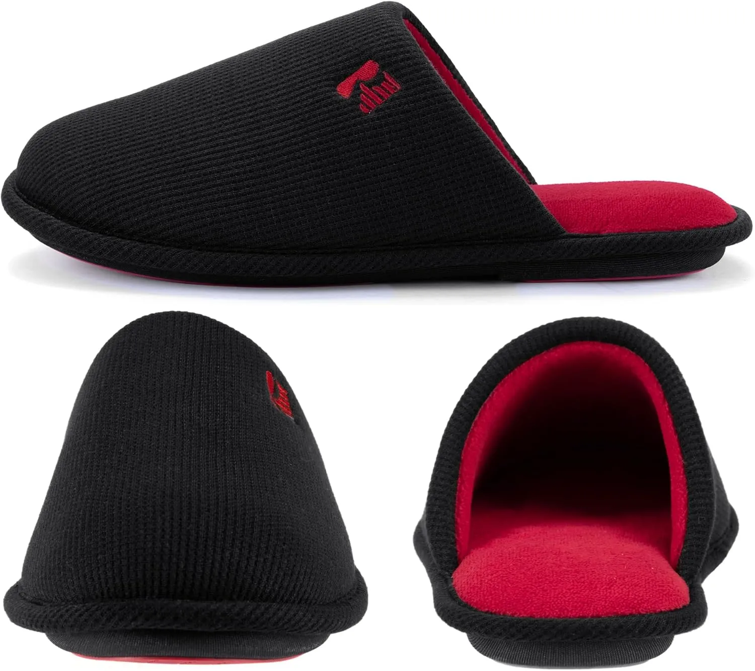 RockDove Men's Two-Tone Memory Foam Lightweight Scuff House Slipper