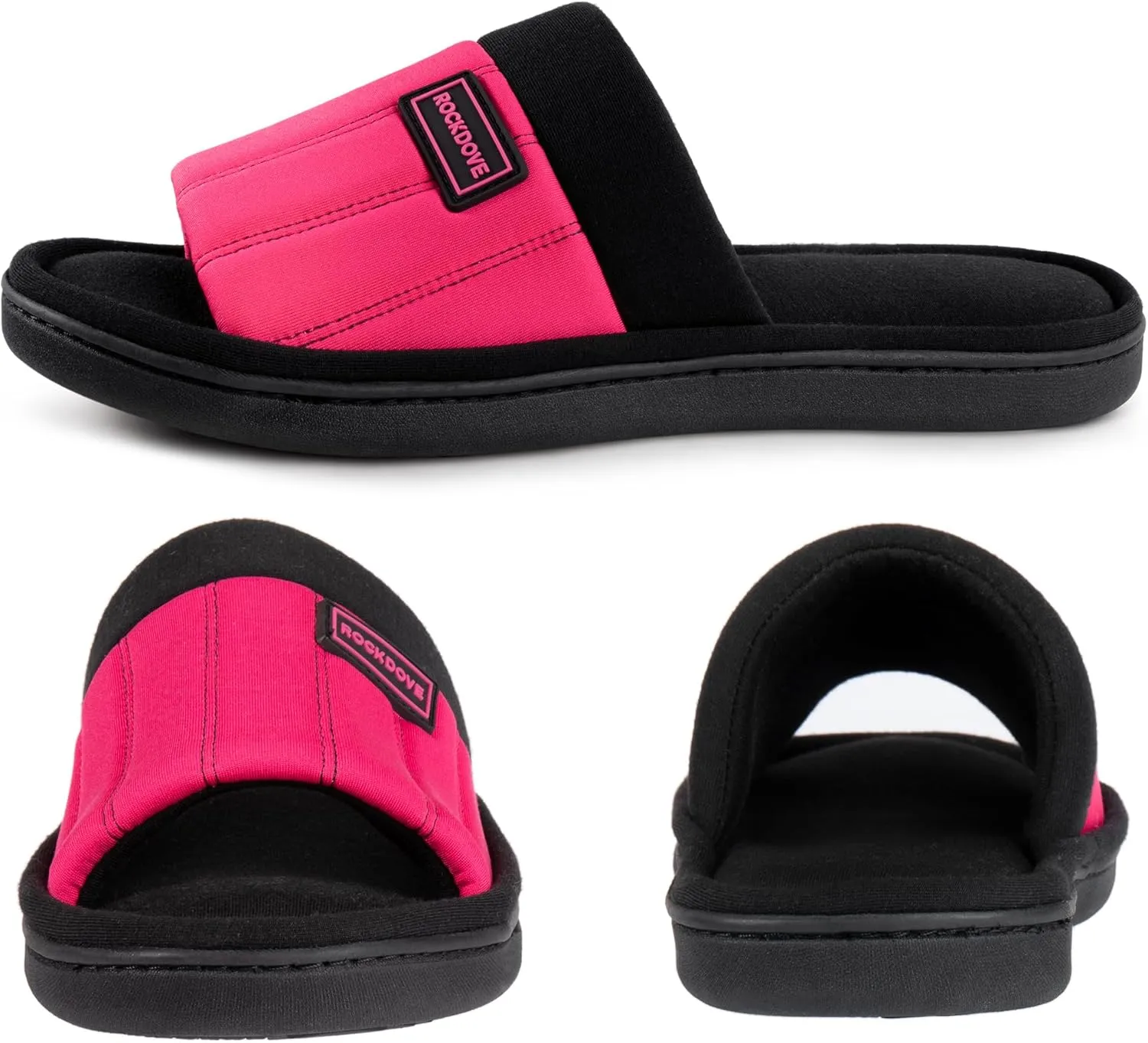 RockDove Women's Cassidy Two-Tone Memory Foam Slide Slipper