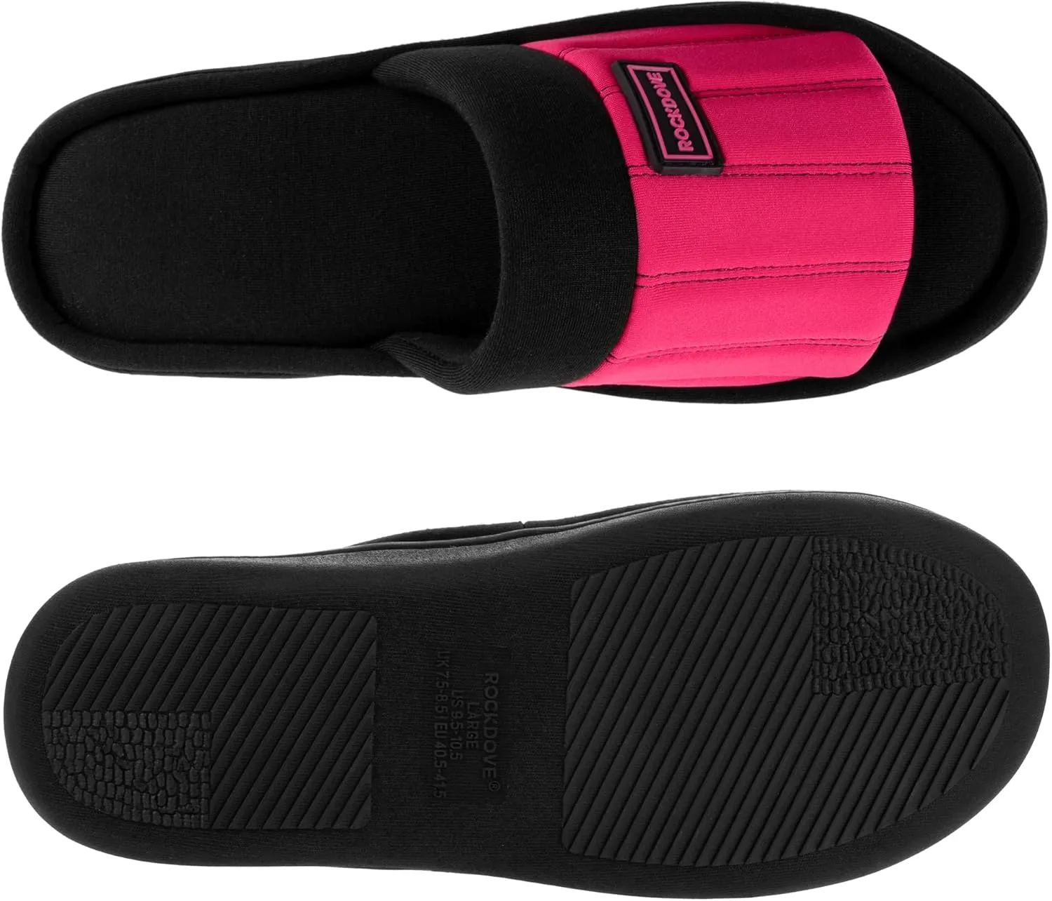 RockDove Women's Cassidy Two-Tone Memory Foam Slide Slipper