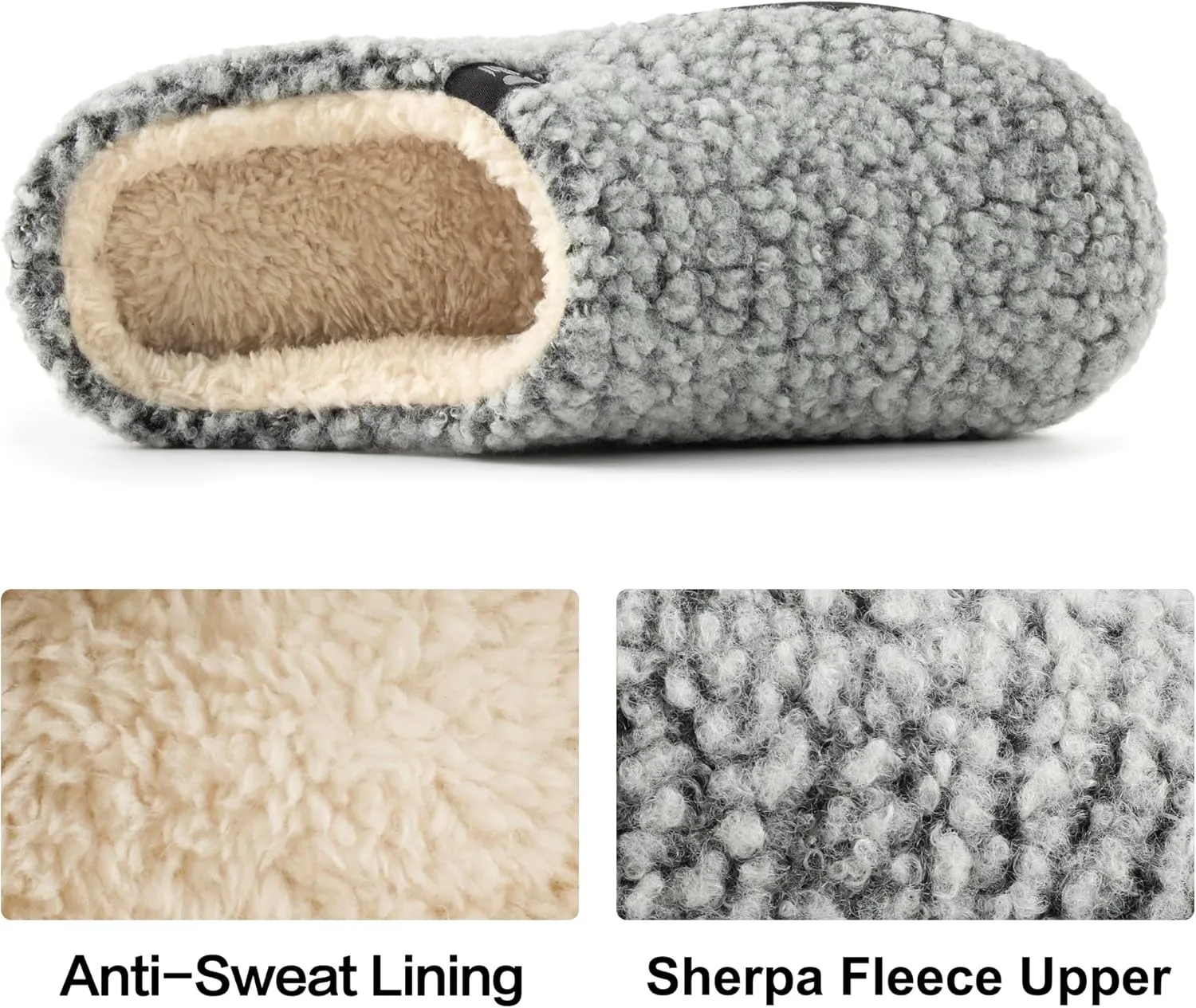 RockDove Women's Plush Retreat Sherpa Fleece Clog Slipper