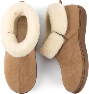 RockDove Women's Sierra Faux Leather Bootie Slipper