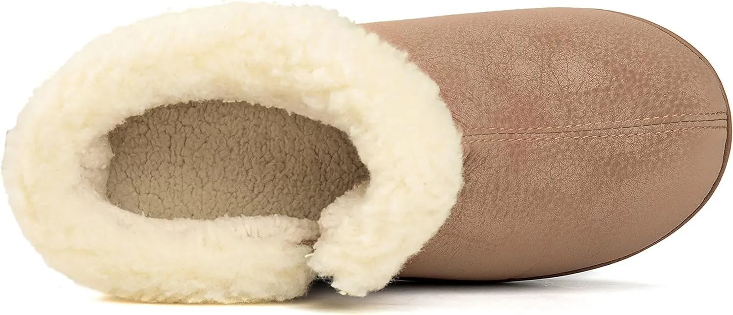RockDove Women's Sierra Faux Leather Bootie Slipper