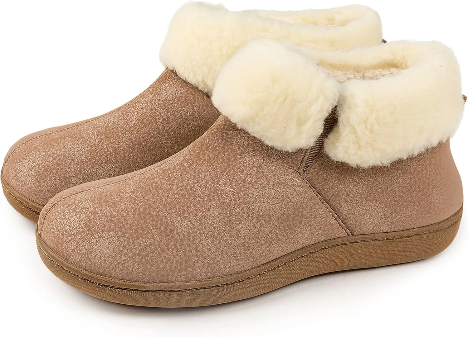 RockDove Women's Sierra Faux Leather Bootie Slipper