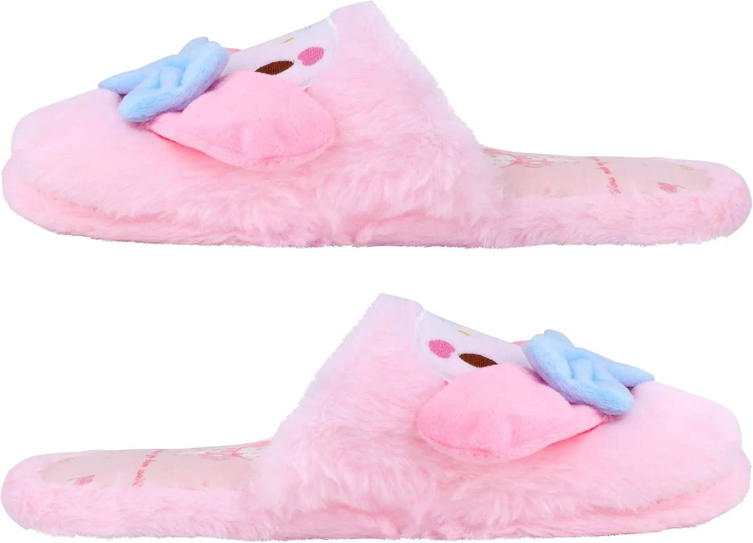 Roffatide Anime Slippers Plush Slippers Furry Indoor Slide Slipper Bedroom Shoes House floor Slipper for Women girls