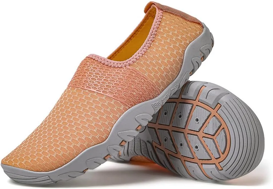 Rojeam Barefoot Water Shoes for Men Women Quick Drying Sports Aqua Socks for Beach Surf Diving Swim