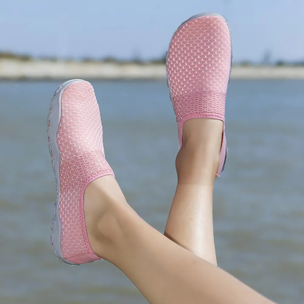 Rojeam Barefoot Water Shoes for Men Women Quick Drying Sports Aqua Socks for Beach Surf Diving Swim