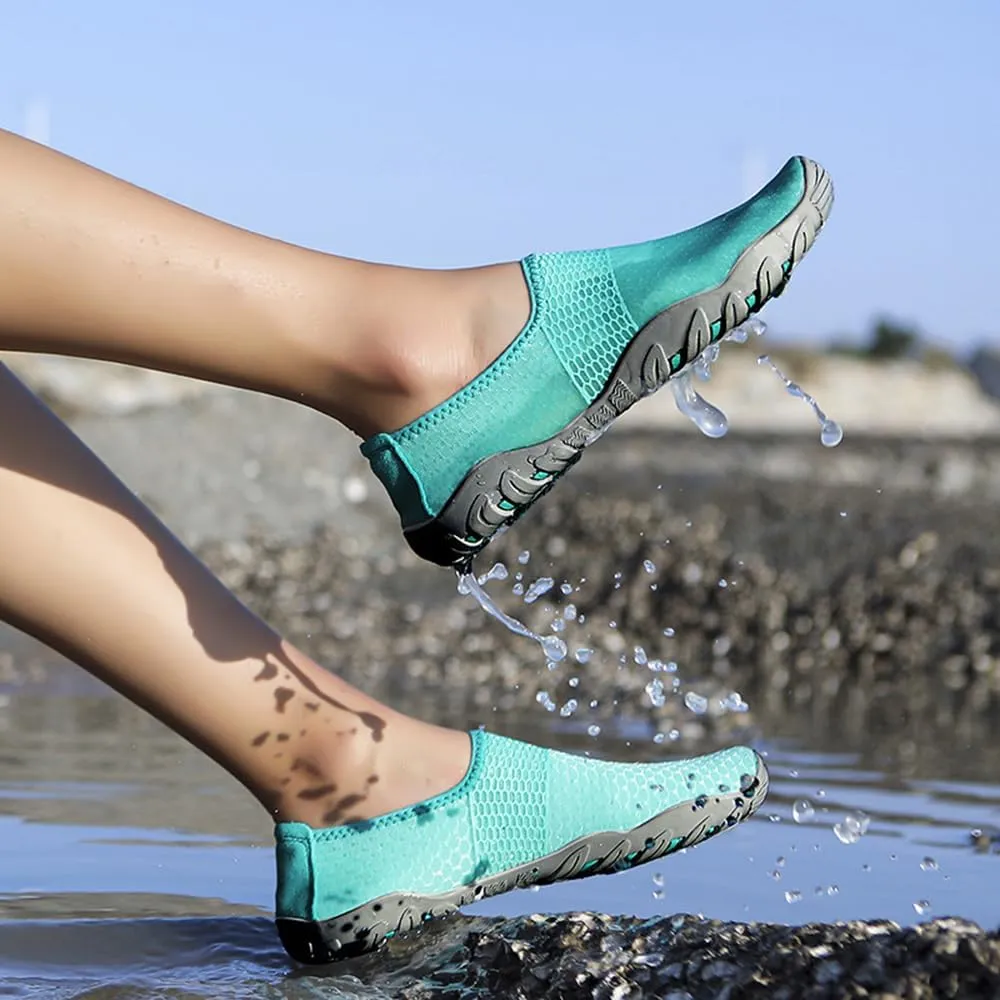 Rojeam Barefoot Water Shoes for Men Women Quick Drying Sports Aqua Socks for Beach Surf Diving Swim