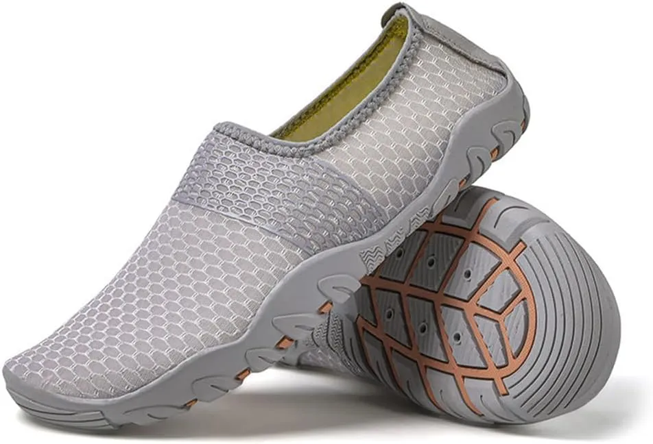 Rojeam Barefoot Water Shoes for Men Women Quick Drying Sports Aqua Socks for Beach Surf Diving Swim