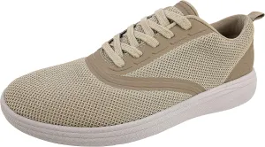 RUGGED SHARK Mens Catalina Mesh Casual Water Shoes, Size 9 to 13, Tan, Grey, and Black