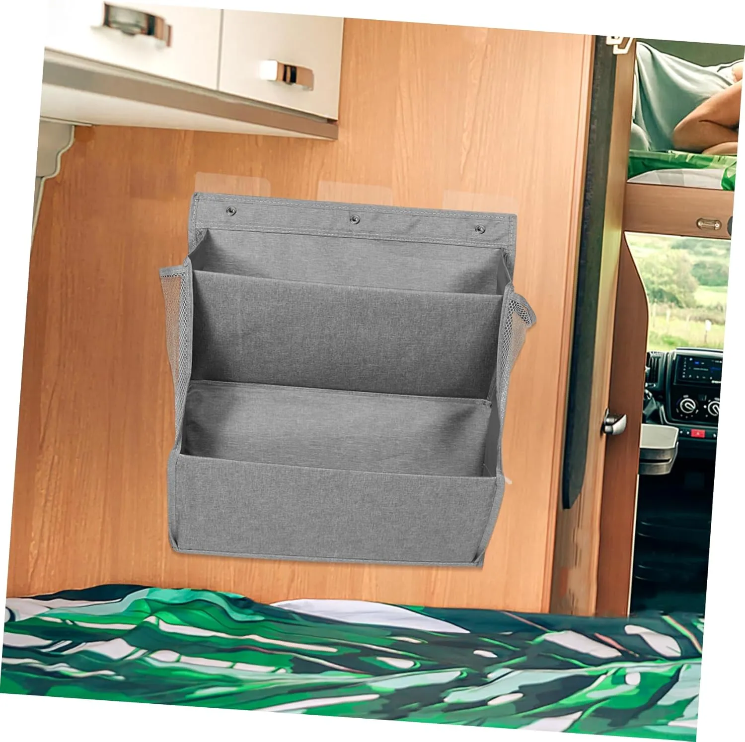 Rv Shoe Rack Wall-Mounted Boot Organizer Double Tier Shoe Storage Hooks Camping Travel Trailer Accessory