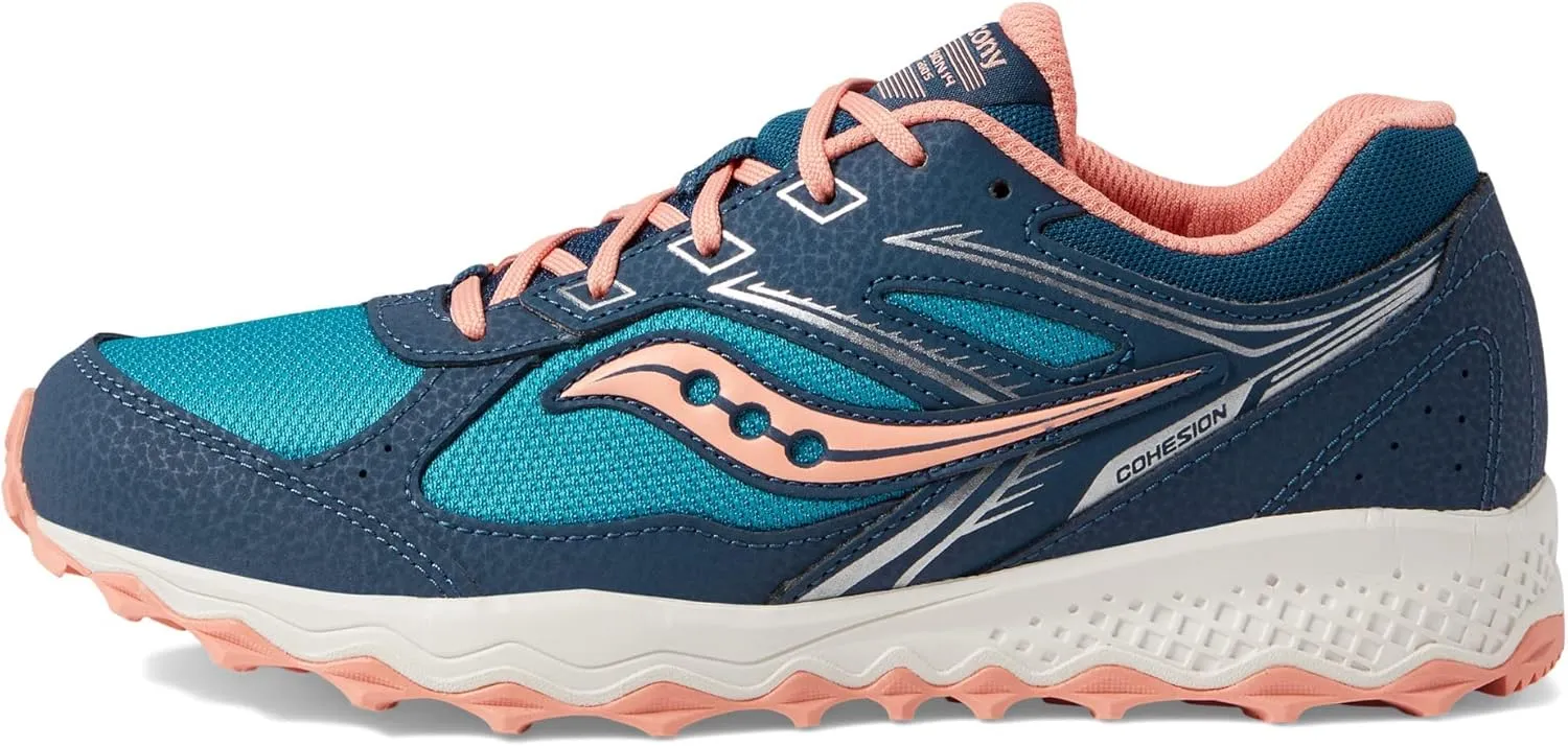 Saucony Unisex-Child Cohesion Tr14 Lace to Toe Trail Running Shoe