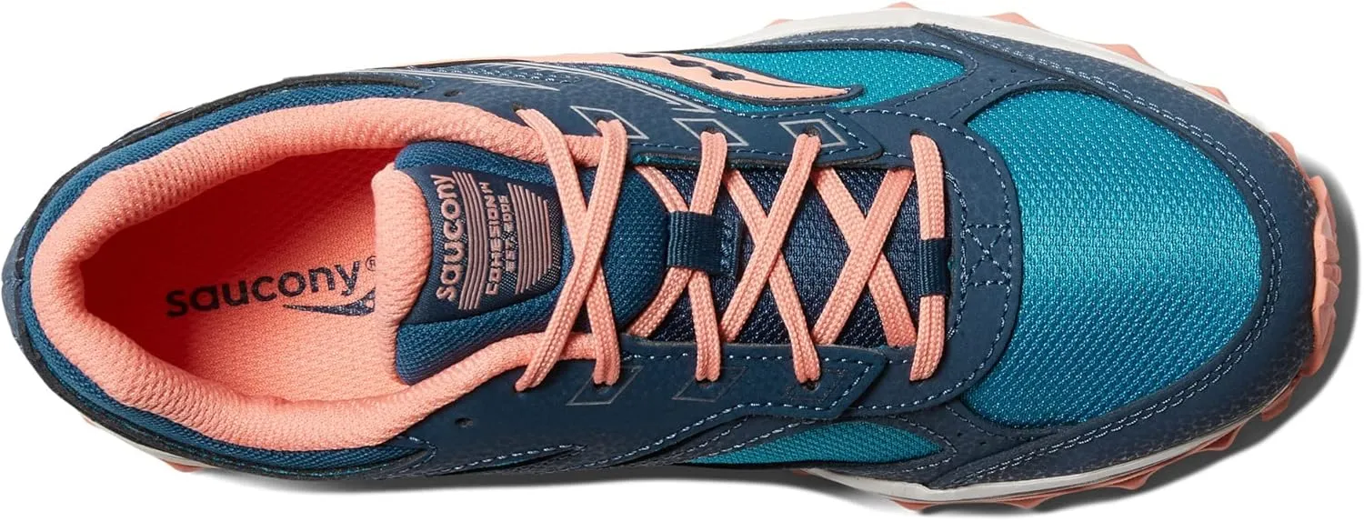 Saucony Unisex-Child Cohesion Tr14 Lace to Toe Trail Running Shoe