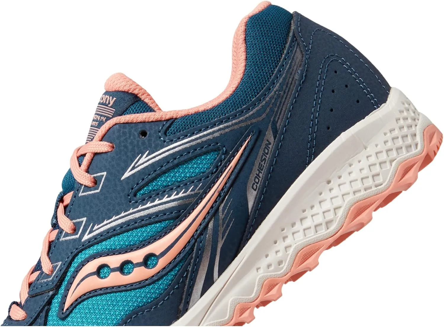 Saucony Unisex-Child Cohesion Tr14 Lace to Toe Trail Running Shoe