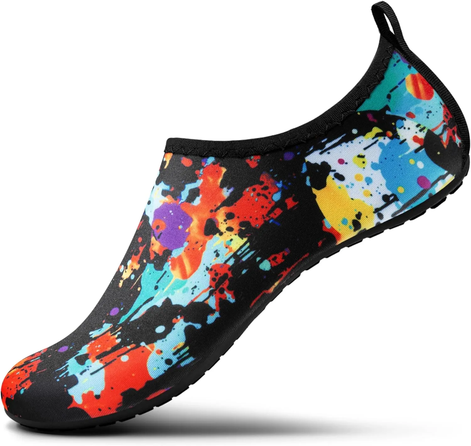 SEEKWAY Water Shoes Women Men Adult Quick-Dry Aqua Socks Barefoot Non Slip for Beach Swim River Pool Lake surf Black SK002(U)