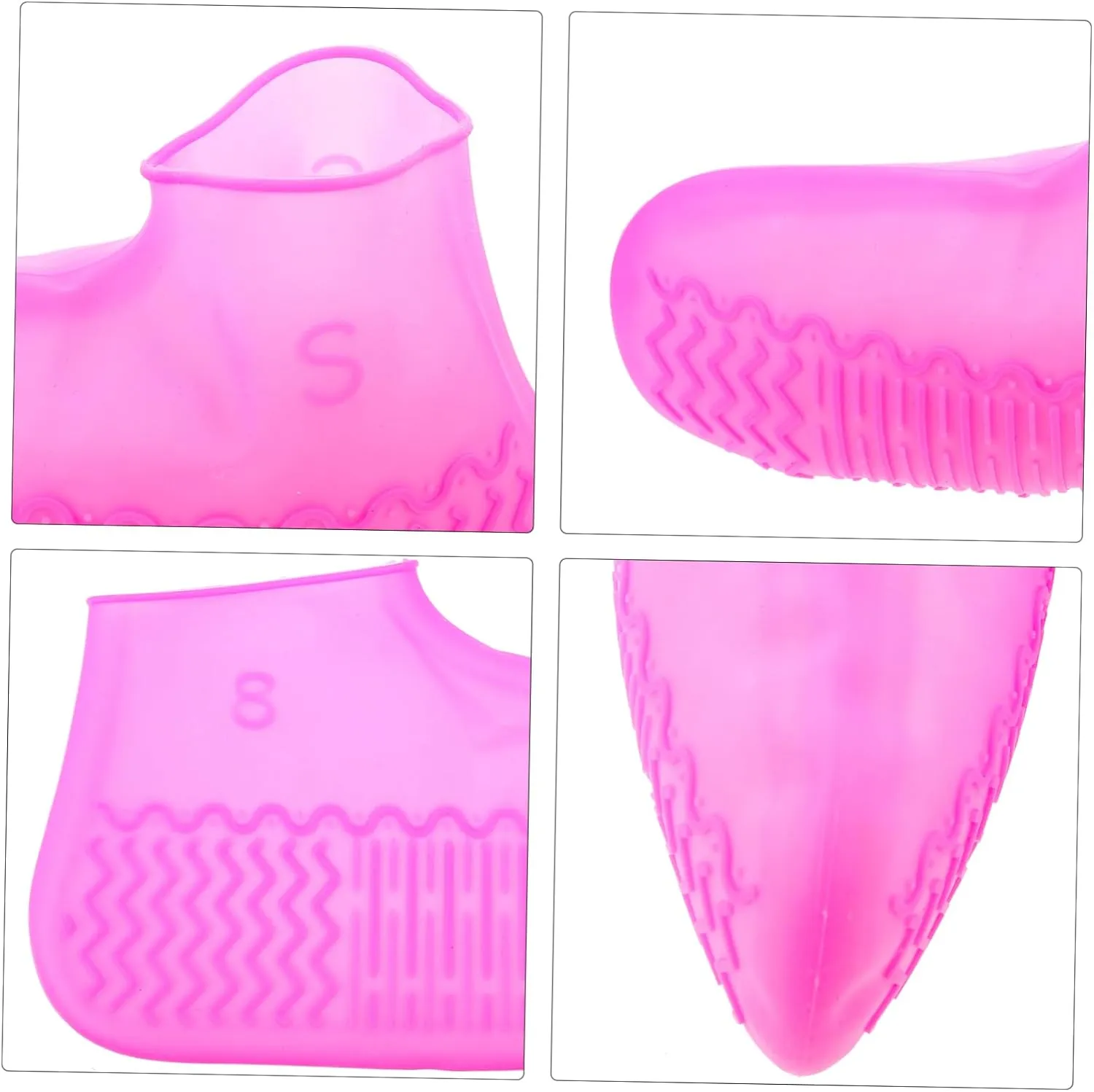 Shoe Covers Rain and Snowproof Anti-slip Overshoes for Outdoor Adventures Cycling Size s