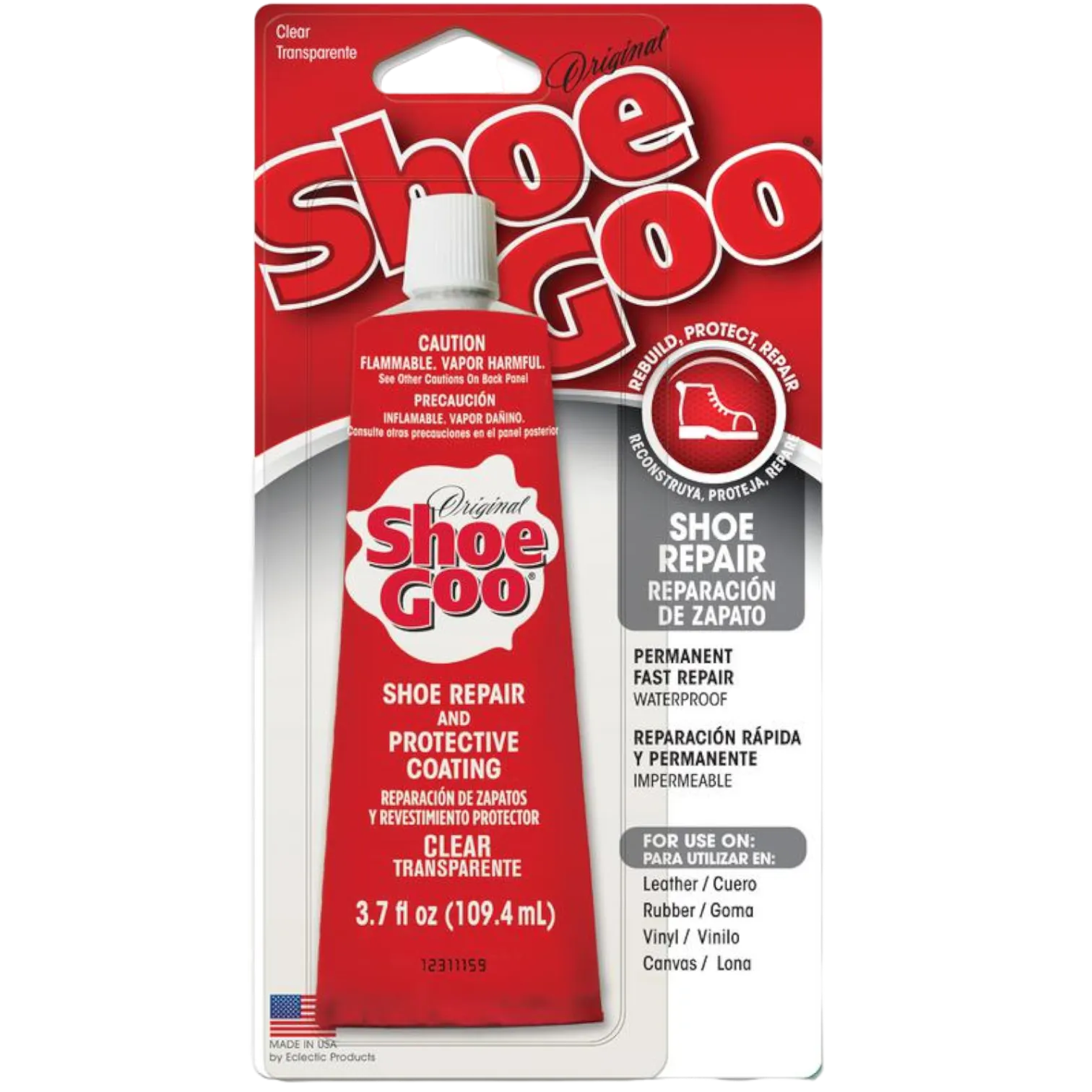 Shoe Goo - Clear Shoe Goo Shoe Repair and Coating