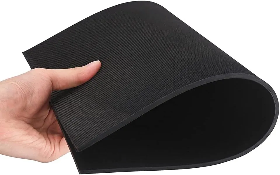 Shoe Sole Repair Rubber Soling Sheet, Shoes Bottom Repairing Material, 5/32 Inch (4 mm) Thickness (Black)