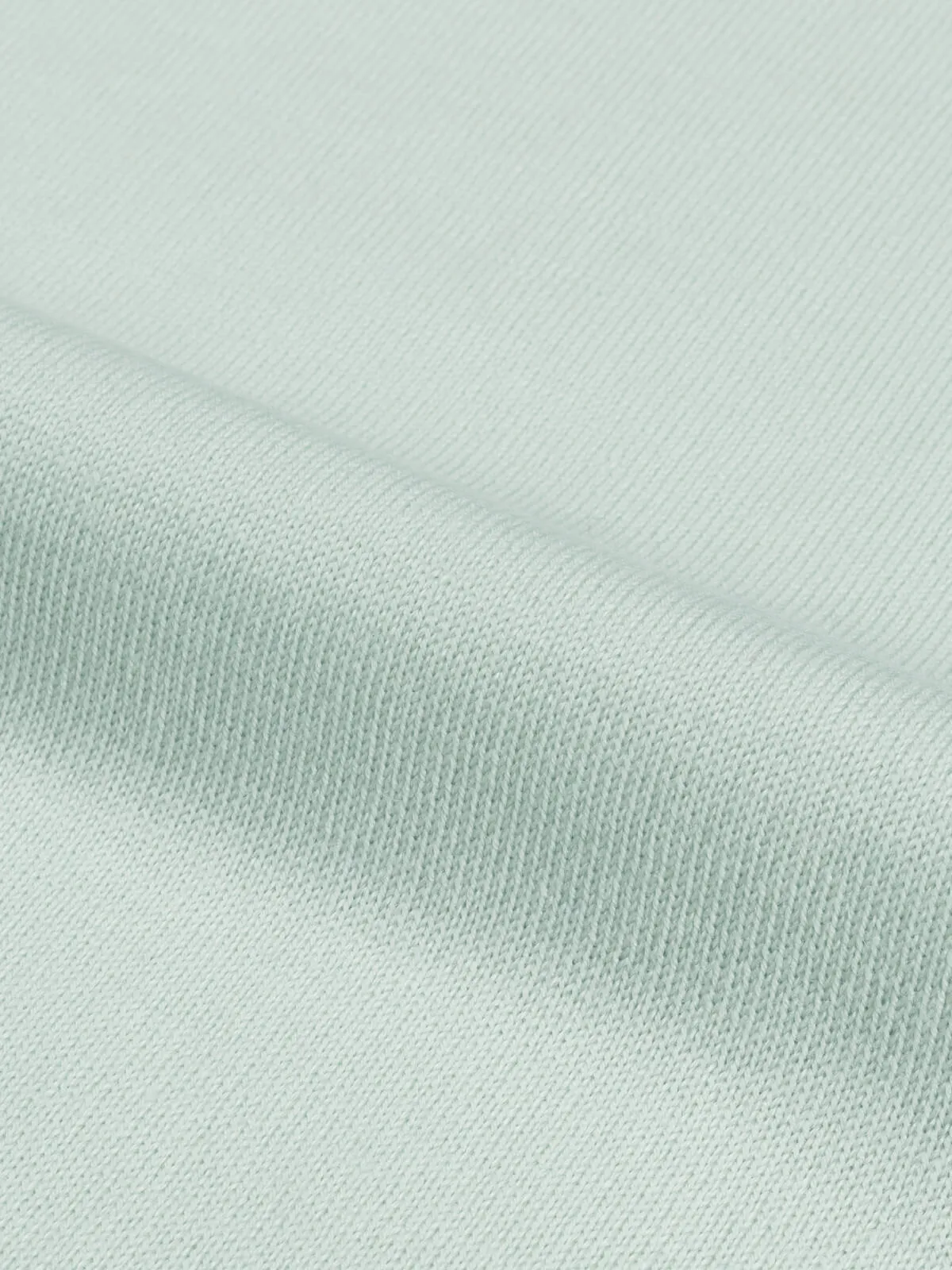 Shortsleeve Buttonless Polo Light Aqua
