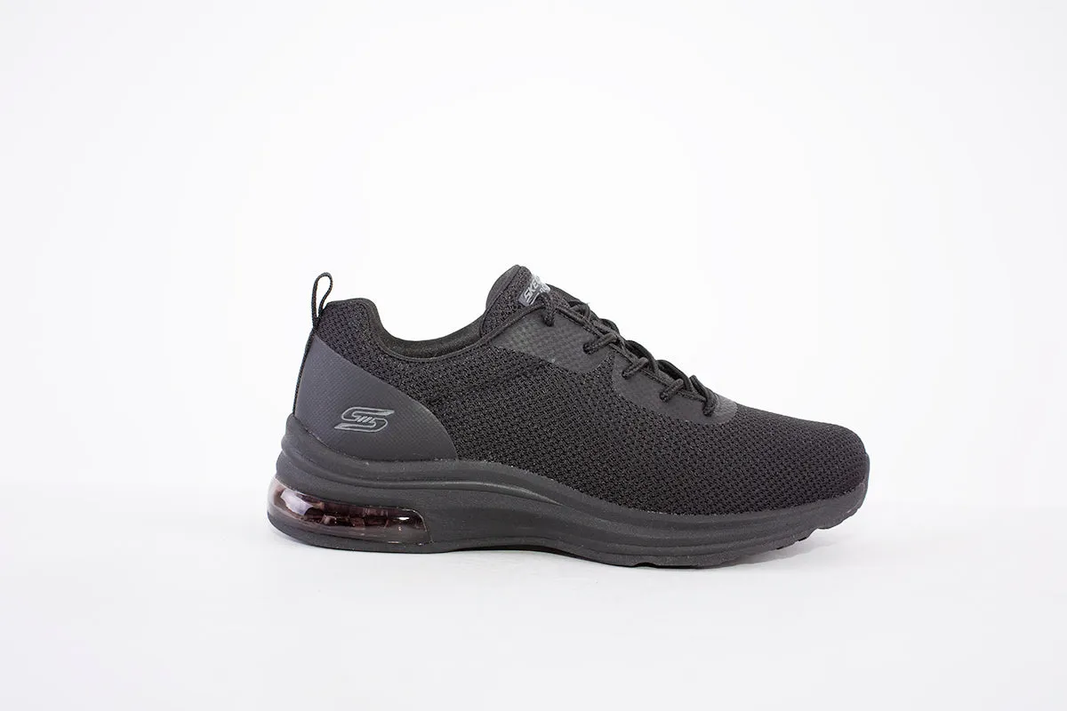 SKECHERS - 117127 BOBS PULSE AIR-SASSY SAUCE LACED TRAINER - BLACK