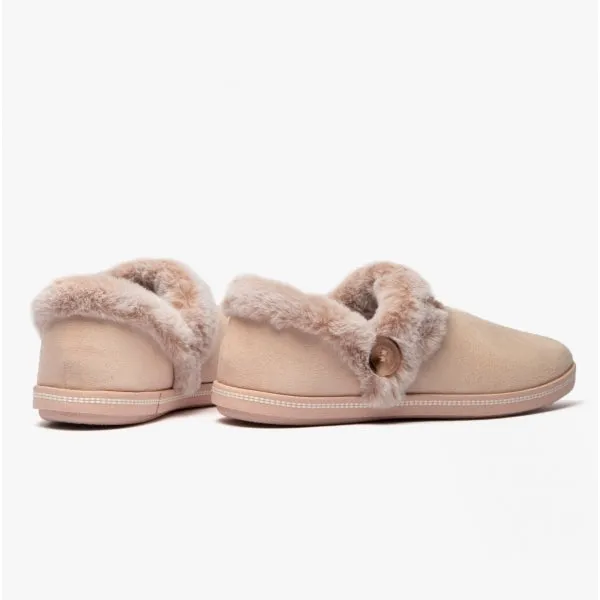 Skechers 167219/BLSH COZY CAMPFIRE-FRESH TOAST Womens Slippers Blush