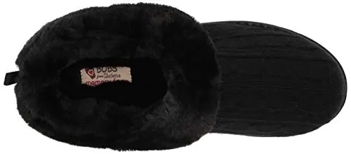 Skechers Bobs Keepsakes-Ice Angel Women's Slipper, 8.5 C/D US, Black-Black