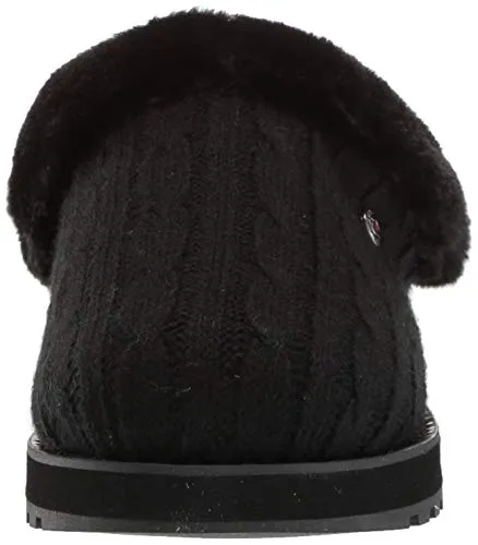 Skechers Bobs Keepsakes-Ice Angel Women's Slipper, 8.5 C/D US, Black-Black