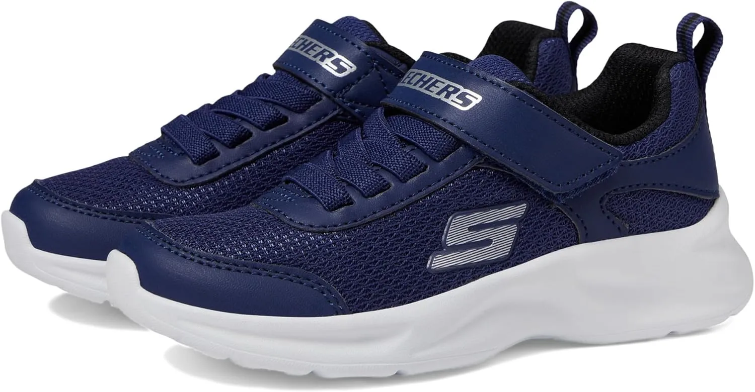 Skechers Children Dynamatic Sneaker - Navy, Low Top, for Sports, Unisex, Model 405110L, Sized 11.5, 12.5, 13.5