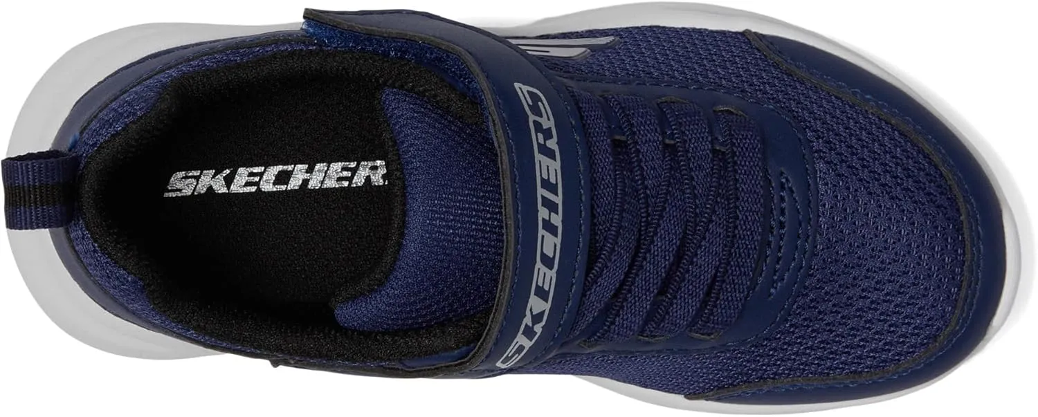 Skechers Children Dynamatic Sneaker - Navy, Low Top, for Sports, Unisex, Model 405110L, Sized 11.5, 12.5, 13.5