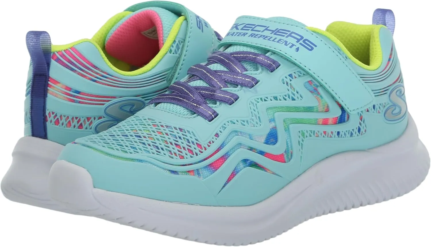 Skechers Girl's Jumpsters-Hydro Swirl Sneaker